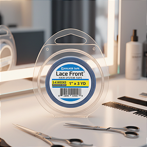 Fita Adesiva Para Prótese Capilar Lace Front 3 yards x 2,5 cm