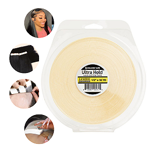 Fita Adesiva Ultra Hold 36 yards x 1,3 cm Para Prótese Capilar l Walker Tape