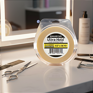Fita Adesiva Ultra Hold 36 yards x 1,3 cm Para Prótese Capilar l Walker Tape