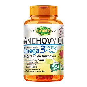 Anchovy Oil Unilife 1200mg 60 Cápsulas