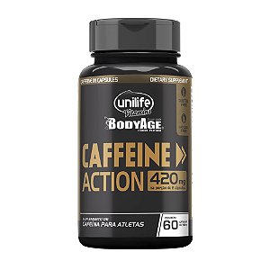 Caffeine Action Unilife 210mg 60 Cápsulas