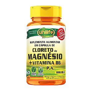 Cloreto de Magnesio PA Unilife 810mg 60 Cápsulas