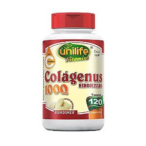 Colágenus Com Vitamina C Unilife 1000mg 120 Cápsulas