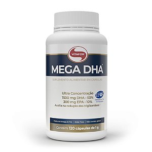 Mega DHA Vitafor 1g 120 Cápsulas