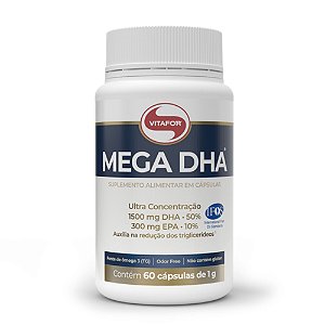 Mega DHA Vitafor 1g 60 Cápsulas