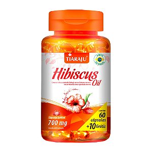 Hibiscus Oil Tiaraju 700mg 60+10 Cápsulas