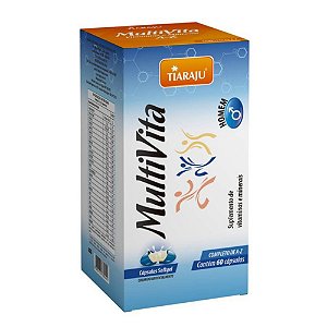 Multivita Homem Tiaraju 1250mg 60 Cápsulas