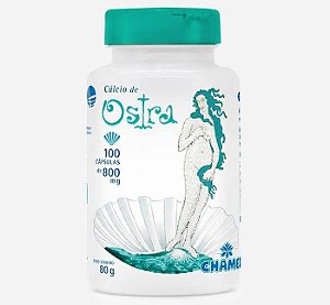 Cálcio de Ostras Chamel 1000mg 100 Cápsulas