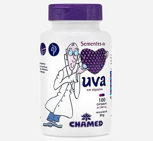 Sementes de Uva Chamel 100 Cápsulas