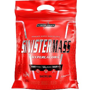 Sinister Mass Hipercalorico Baunilha Integral Medica 3kg