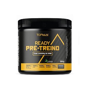 Pre Treino Ready HMB c/ Cafeina Frutas Vermelhas Topway 1000mg 195g