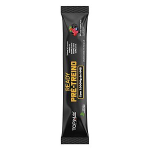 Pre Treino Ready HMB c/ Cafeina Frutas Vermelhas Topway 1000mg Sache 6,5g