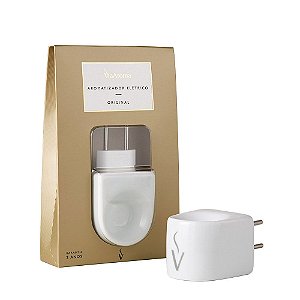 Aromatizador Eletrico de Porcelana Branco Via Aroma Bivolt