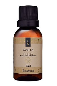 Essencia Hidrossoluvel Vanilla Via Aroma 30ml