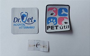 Patch Bordado - Com Brilho (Lurex) (1.000 peças) - Loja de Etiquetas