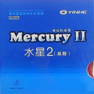 01 Borracha Yinhe Mercury II de Tênis De Mesa Profissional