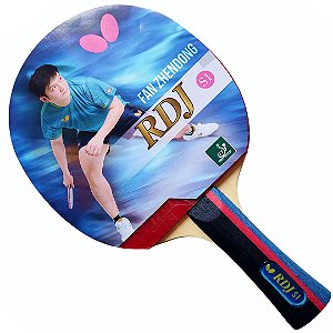 Raquete Tênis de Mesa Clássica Butterfy Fan Zhendong RDJ S1