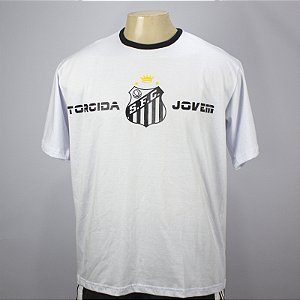 Camiseta Torcida Jovem Santos Letra Cortada Oficial