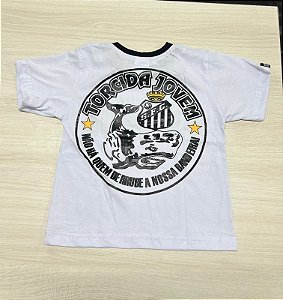 Camiseta Torcida Jovem Santos Baleia Infantil Oficial