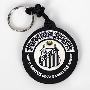 Chaveiro Torcida Jovem Santos Logo Oficial