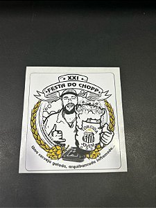 Adesivo Torcida Jovem Santos Festa do Chopp Oficial