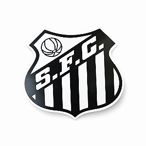 Adesivo Torcida Jovem Símbolo do Santos Oficial