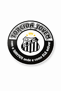Adesivo Torcida Jovem Santos Logo Oficial