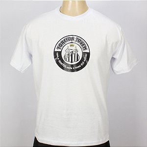 Outlet Sem Troca - Camiseta Torcida Jovem Santos Logo Coroa Oficial