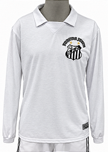 Outlet Sem Troca - Polo Manga Longa Lisa Tradicional Torcida Jovem Oficial