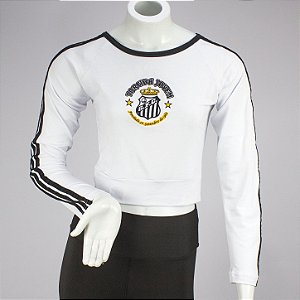 Outlet Sem Troca - Cropped Manga Longa Torcida Jovem Oficial