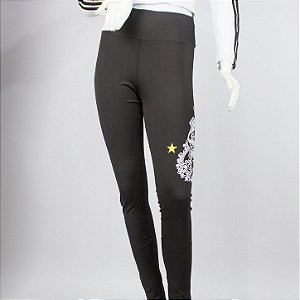 Outlet Sem Troca - Legging Torcida Jovem Santos Baleia Oficial
