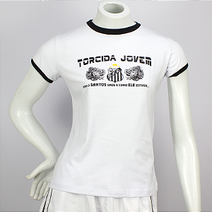 Outlet Sem Troca - Baby Look 2 Baleias Com Letra Cortada Torcida Jovem Oficial