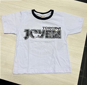 Outlet Sem Troca - Camiseta Infantil TJovem Torcida Jovem Oficial