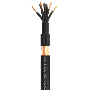CABO DE CONTROLE E COMANDO DATALINK 7X05 MM² CL5 PVC/A 500V FC PVC ST1 PRETO