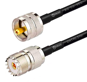 JUMPER UHF MACHO X UHF FEMEA 50 Ohms RG 58 95%