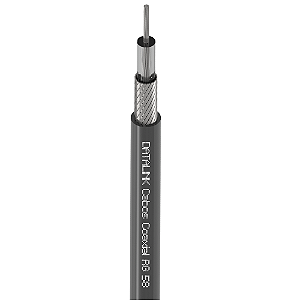 CABO COAXIAL RG 58 50HMS  95%DE MALHA