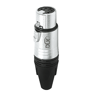 CONECTOR PARA SOM  XLR(F) 5 POLOS XLR FÊMEA