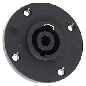 CONECTOR SPEAK(F) REDONDO 4 POLOS P/ CX ACÚSTICA