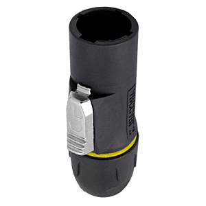 CONECTOR POWERCON (M) EM LINHA PRETO