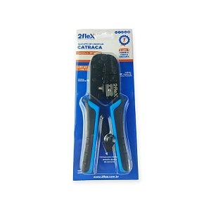 Alicate Crimpador 2flex Profissional Rj45 Rj11 Rj12