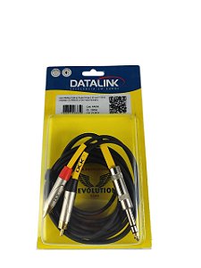 Cabo Phillips 2x Rca + 1x P10 Estéreo Revolution 3m