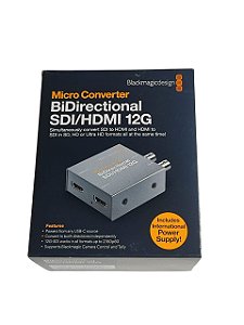 Micro Conversor Bidirecional SDI/HDMI 12G