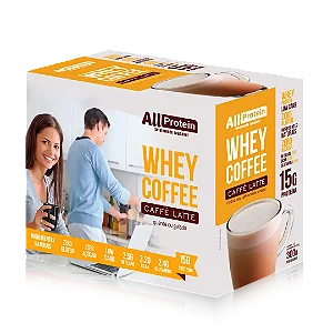 Whey Coffee Café Lattè Zero Lactose 12 saches 300g | All Protein