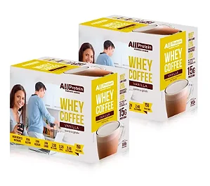 Whey Coffee Vanilla Zero Lactose 24 saches 600g | All Protein