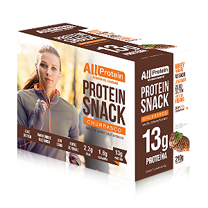 1 Caixa de Protein Snack Churrasco All Protein 7 unidades de 30g - 210g