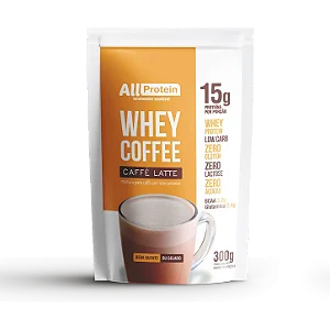 Whey Coffee Café Lattè Zero Lactose Pacote 300g (12 doses) | All Protein