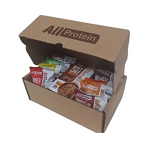 Kit Degustação All Protein - Mix de Cookies, Snacks, Cakes, Sopas e Cafés Proteicos