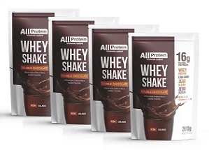 Whey Shake Sabor Double Chocolate Cremoso 48 doses 1200g | All Protein