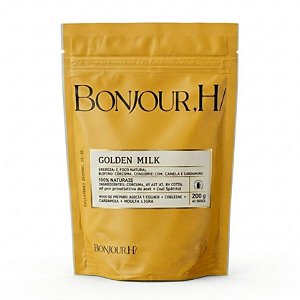 1 Pacote de Golden Milk | Bonjour - 40 doses de 5g - 200g