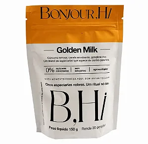 Golden Milk Puro Especiarias Bonjour 1 Pacote 150g (30 doses) | All Protein
